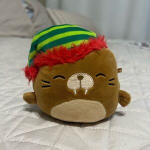 Squishmallow Bruce the Walrus Christmas